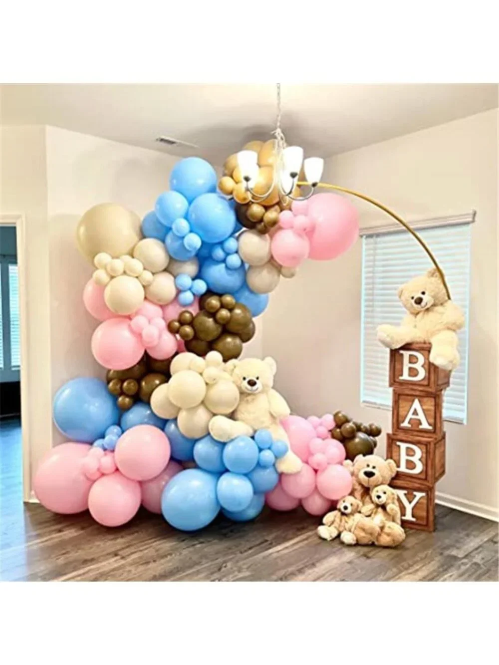 Baby Shower Boxes Teddy Bear Party Decor Baby Blocks Gender Reveal Decor